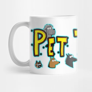 Pet This! Logo/Faces Mug